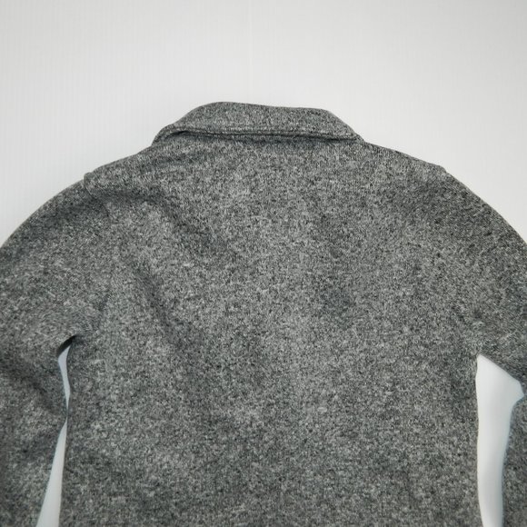 Girls XL (14) Gray Fleece Moto Jacket Sweater - Picture 8 of 10